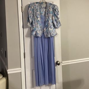 Nah Nah Collection 2 Piece dress with printed cardigan - Vintage